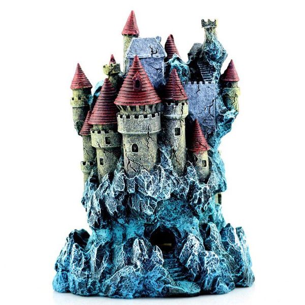 

fantasy castle house landscaping decoration vintage decorations ornaments fish tank ornament aquarium accessories landscape