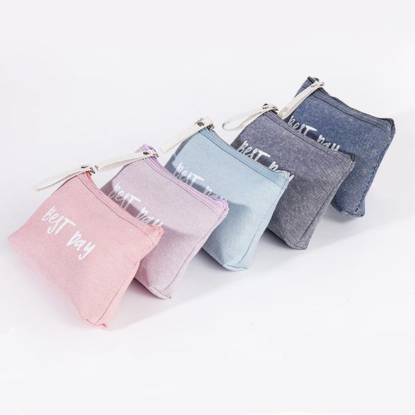 

storage bags 1pcs portable women cosmetic bag travel outdoor reusable wash coin purse organizer supplies