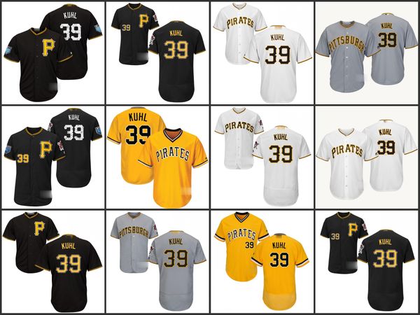 

pittsburgh pirates men chad kuhl 39 women youthjersey, Black;red