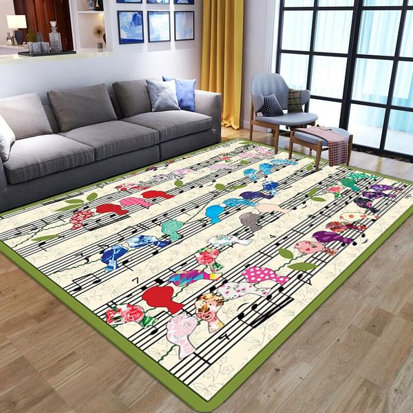 

carpets 3d cartoon musical charm print for home living room bedroom large carpet kid play floor mat child game big area rugs