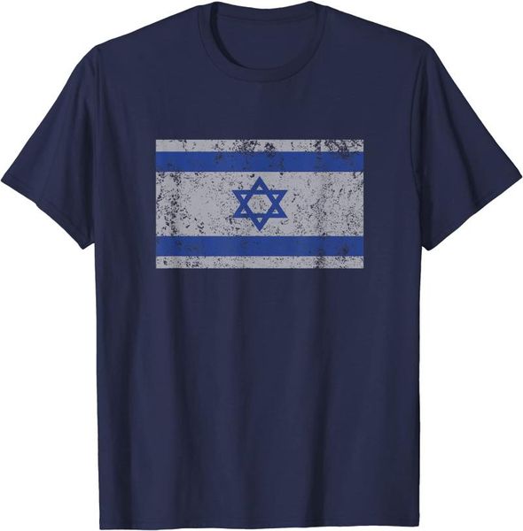 

men's t-shirts israel flag printed patriotic t-shirt summer cotton o-neck short sleeve t-shirt., White;black