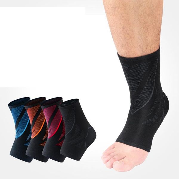 

compressed sports safety ankle support breathable elastic protection est, Blue;black