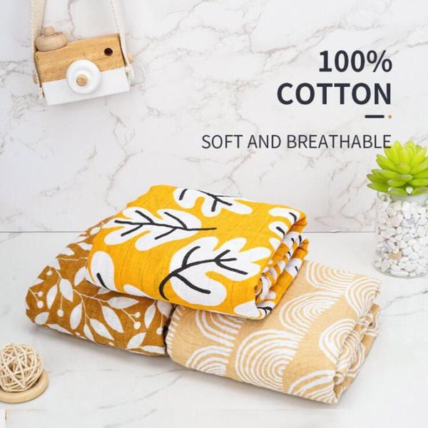 

blankets & swaddling 10pcs/lot cotton muslin swaddle pography background stroller cover baby infant born gift cloth diaper wrap
