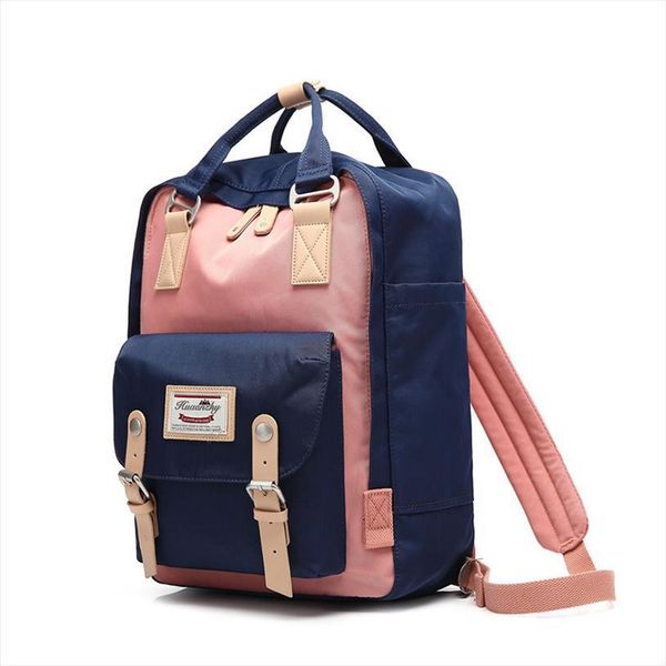 

vintage nylon women backpack bagpack school bags for teenage girls travel ladies mochila