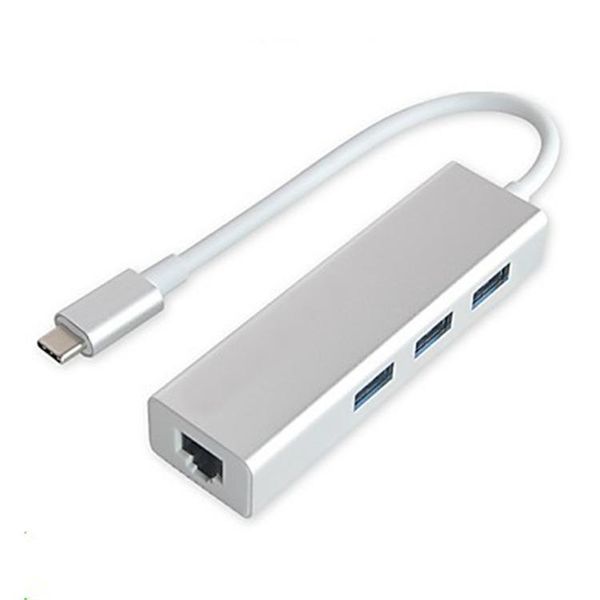 

hubs type-c3.1 gigabit nic + usb3.0 hub dual system drive type c extension rj45