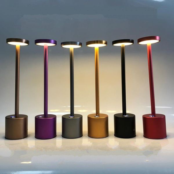 

table lamps led rechargeable lamp three-mode portable with eye protection function bar restaurant picnic home