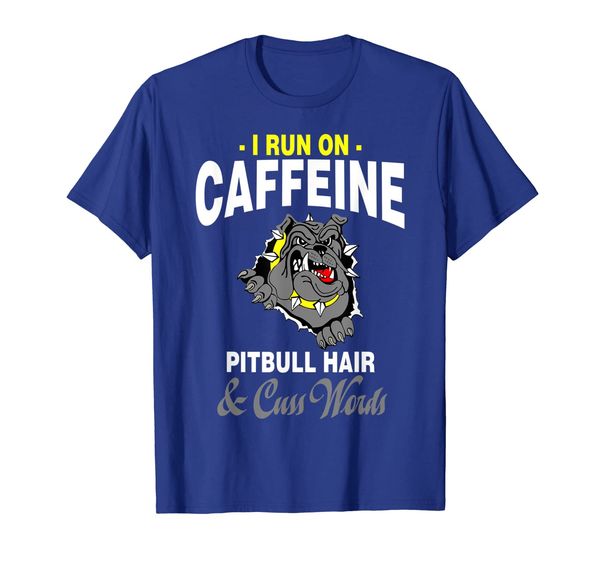 

Funny Pitbull Hair and Caffeine tshirt Pit Bull Fan, Mainly pictures