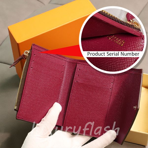 

wallet lady designers fashion hasp folding cute coin purse women luxurys short credit card holder wallets 4/colors to choose serial number, Red;black