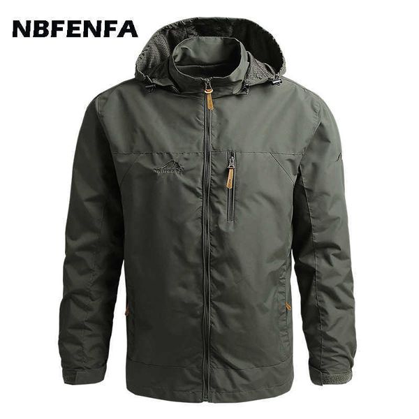 

men jackets hooded coats waterproof male outdoor outwears windbreaker windproof spring autumn jacket fashion clothing coat la090 x0621, Black;brown