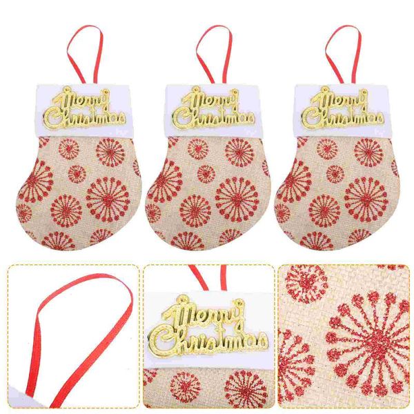 

flatware sets 12pcs christmas socks decor knives and fork bag cartoon pattern cutlery