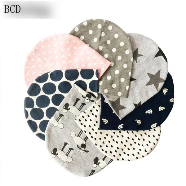 

autumn winter kids print cotton caps for boys and girls heart dot hats bonnet accessories born pography &, Yellow