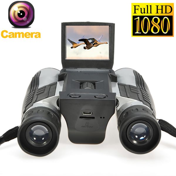 

12x32 zoom digital binocular telescope camera 5mp cmos sensor 2.0 tft full hd 1080p dvr p video recording usb binocularsby