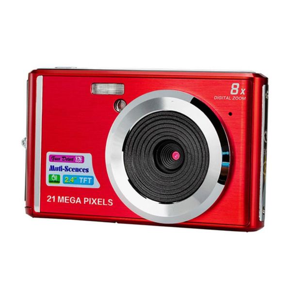 

clear digital camera ultra thin face detection lcd display anti shake travel portable coms sensor zoom birthday mini gift cameras