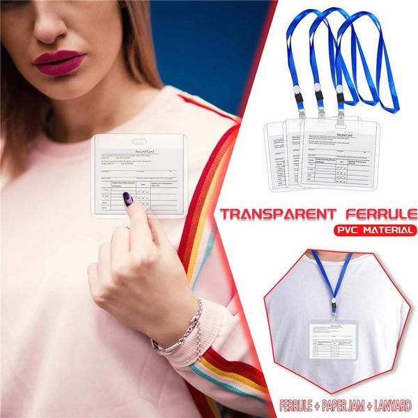 

greeting cards plastic work card with lanyard holder bus bags bag case identity business cover