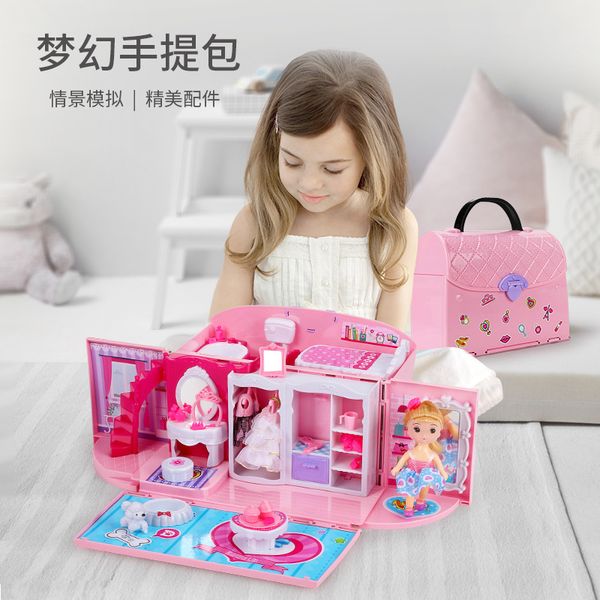 

princess play handbag house birthday fantasy girl children toy castle gift bngll