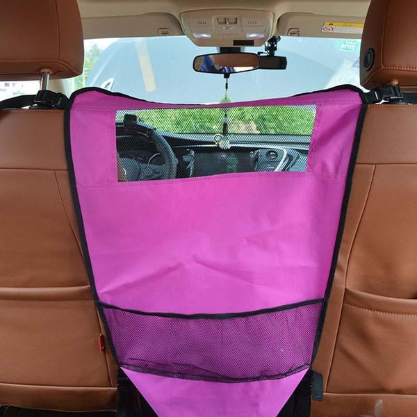 

dog car seat covers adjustable mesh pet protection barrier suit for cat safety carrier rear fence anti-collision