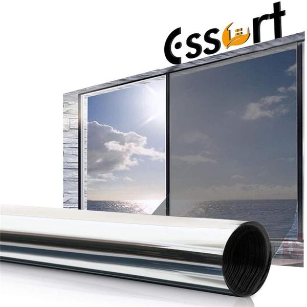

window stickers 8m mirror shade tint reflective solar for home office glass heat control film