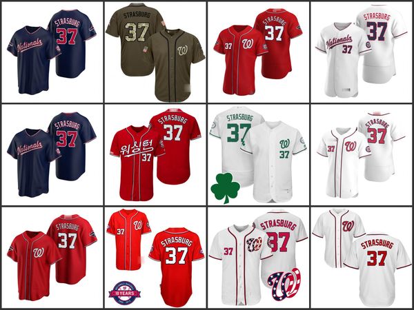 

washington nationals men 37 stephen strasburg white red women youthjersey, Black;red