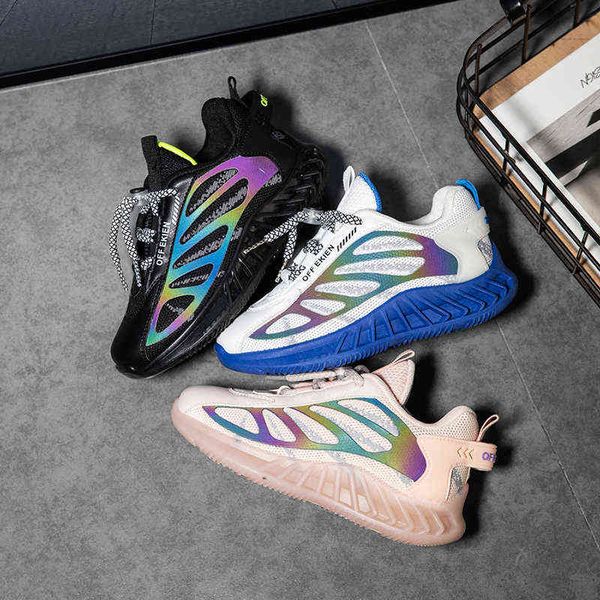 

good quality summer teens children soft casual fashion shoes boy girls running breathable sneakers for kids size 27-37 g1210, Black;red