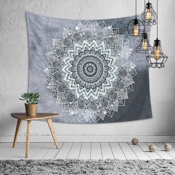 

tapestries bohemian style print tapestry decorative cloth fireplace wall beach towel home layout room decoration aesthetics