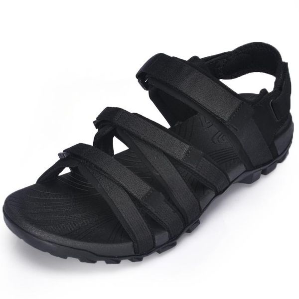 

sandals charming 2021 men gladiator male shoes buckle platform wedges summer flip flops schoenen vrouw slippers, Black