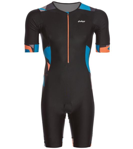 

racing sets ciclopp summer team road bike triathlon suit running quick-drying windbreaker bodysuit outdoor sports cycling suit, light fabric, Black;blue