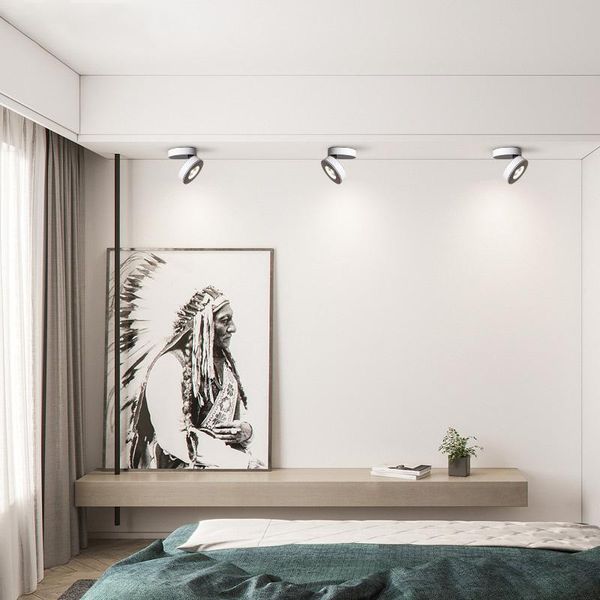 

ceiling lights dimmable surface mounted led downlights 10w12w cob lamp spot ac110-220v indoor lighting