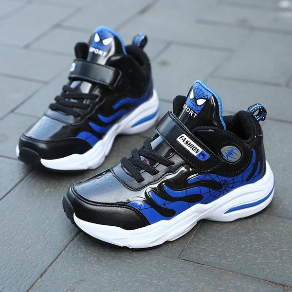 

boys sneakers kids shoes girls 2021 autumn winter non-slip casual running training children baby girl, Black;red
