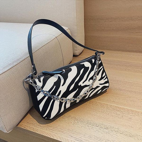 

evening bags animal print women shoulder bag diagonal underarm casual square leather handbag dinner 2021