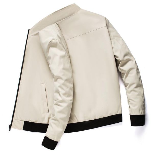 

men's jackets crocodile brand 2021 father autumn fashion jacket in spring and middle aged casual thin top, Black;brown