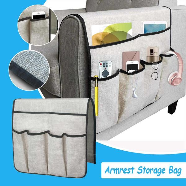 

storage bags sofa hanging bag tv remote control bracket non slip armrest organizer multi compartment large capacity tools