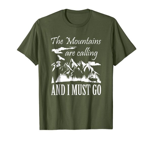 

The Mountains are Calling and I Must Go Shirt, Mainly pictures