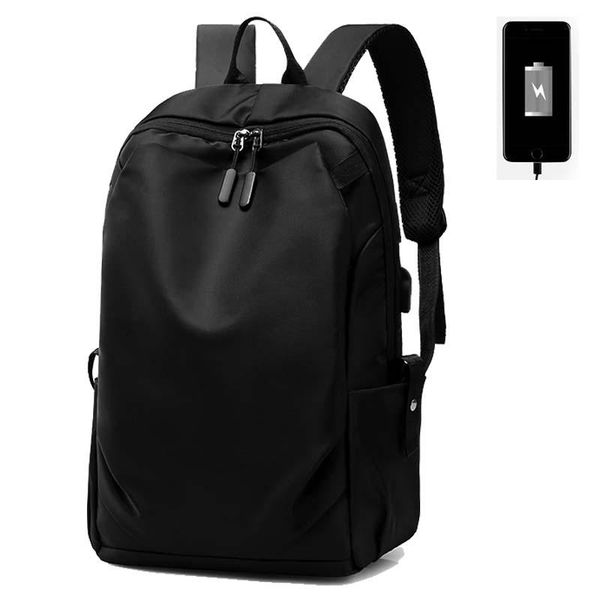

waterproof 14 inch lapbackpacks men usb charging travel backpack oxford rucksack male vintage school bag mochila