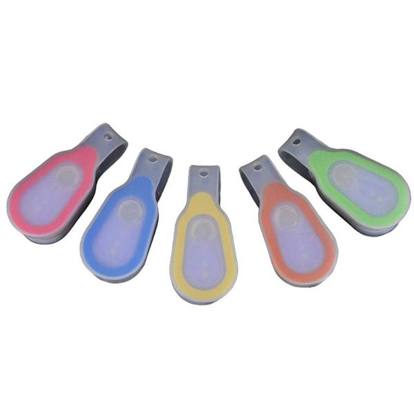 

portable night running light clip-on clothes led lamp magnet walking cycling safety lanterns