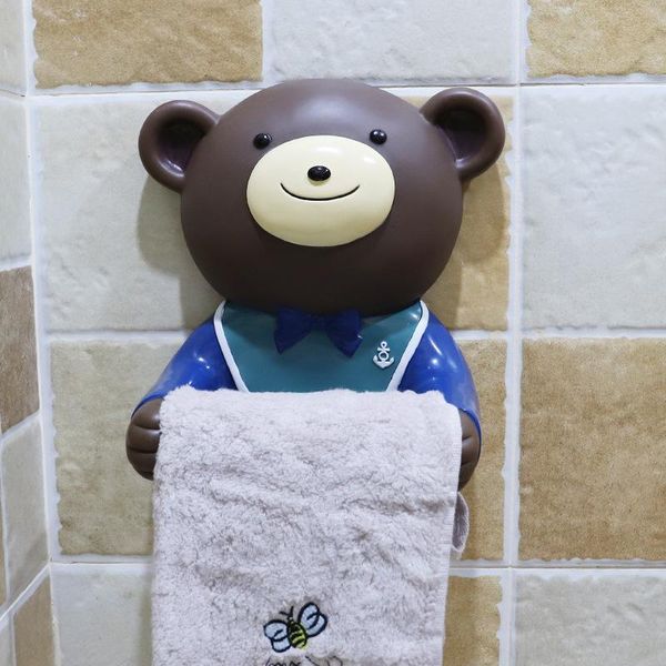 

towel racks evade glue toilet paper holder creativetissue box cartoon bathroom storage wall hanging rack