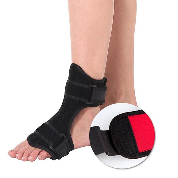 

ankle support foot orthosis stabilizer braces splint with spiky massage ball protector plantar fasciitis, Blue;black