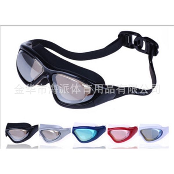 

large frame electroplated swimming goggles for men and women
