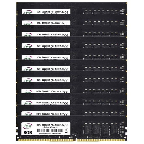 

rams 10pcs veht ddr4 8gb deskmemory 4gb pc4-21300 dimm 2666mhz ram 1.2v 288pin non ecc desk memoria