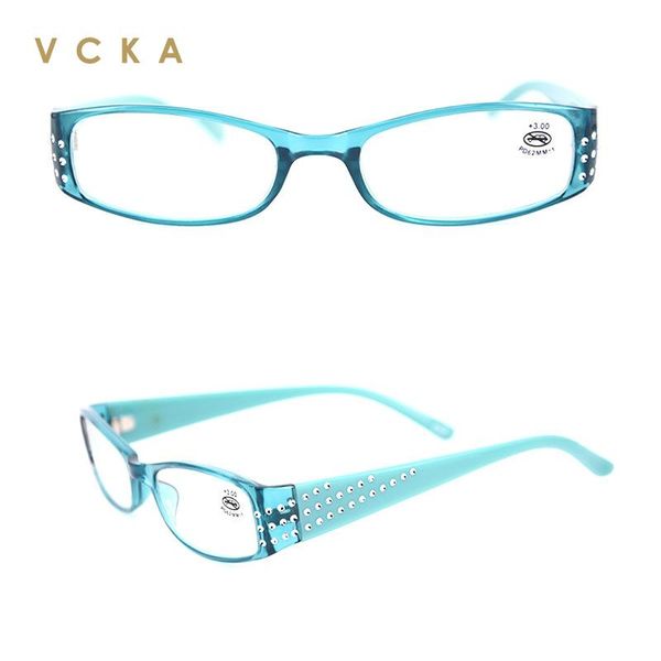 

sunglasses vcka fashion transparent reading glasses ultralight women clear lens presbyopic eyeglasses diamond luxury eyewear+1.0 to 3.5, White;black