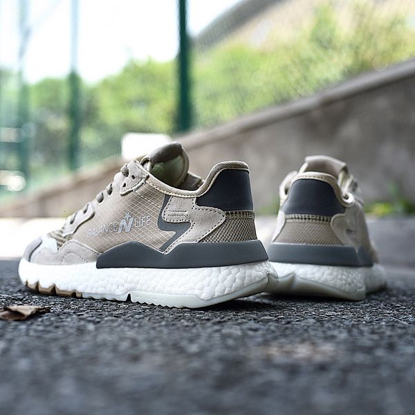 

langxin baiwei nightwalker men's sho running 2021 boost women's popcorn