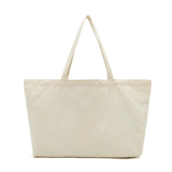 

shopping bags nature white canvas cotton promotional tote bag