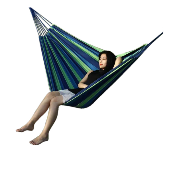 

camp furniture anti rollover canvas camping outdoor single double tourist hammock manufacturer wholesale leisure