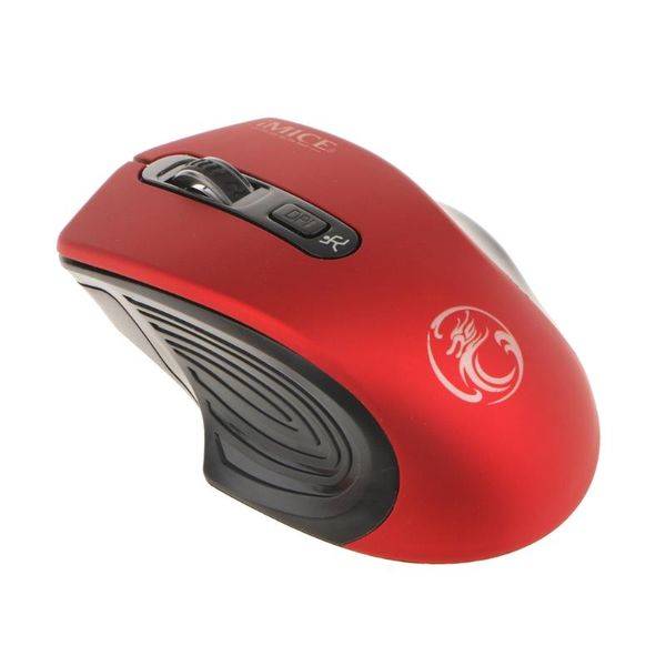 

e-1800 wireless mouse adjustable dpi gaming mice for computer deskred