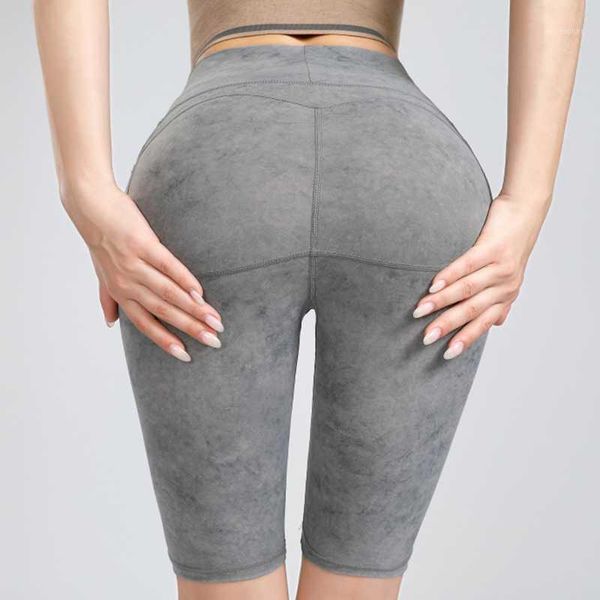 

women tie dye high waist yoga sports shorts bodybuilding push up quick dry short woman gym fitness jogging outfit