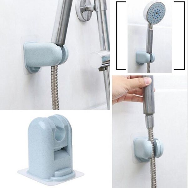 

bath accessory set home bathroom shower head holder wall suction vacuum cup mount adjustable solid sucker