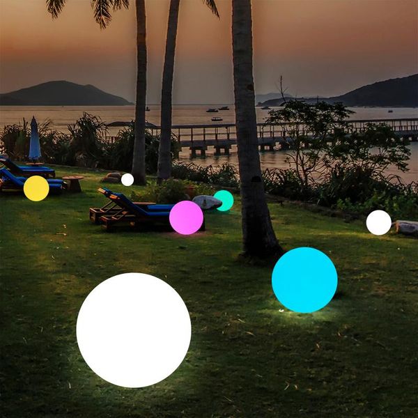 

waterproof led garden ball lights rgb underwater light outdoor christmas wedding party lawn lamps swimming pool floating decor