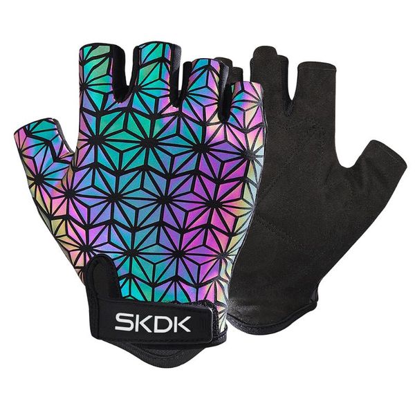 

non-slip sports gloves gym workout fitness cycling half finger bicycle for outdoor cycle biking entertainment, Black