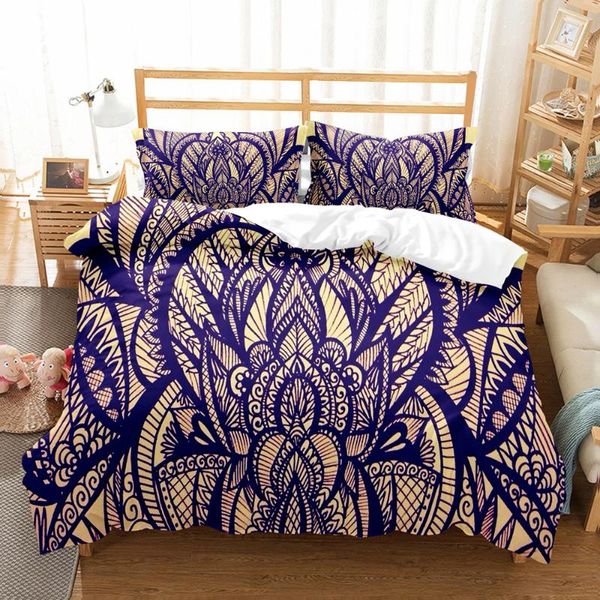 

bedding sets 3d boho bed linens duvet cover set comforter twin full  king bedroom home textile housse de couette bohemia