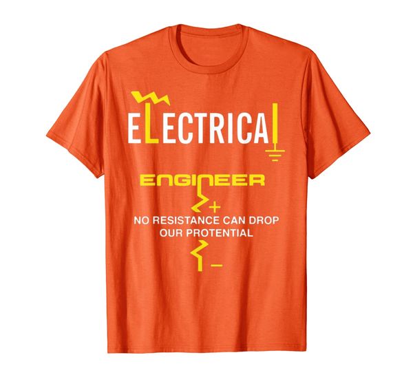 

electrical engineer t-shirt, White;black