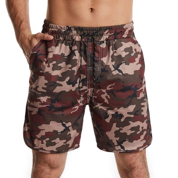 

shorts men cool summer breathable casual workout short pants brand clothing comfortable camo beach male men's, White;black